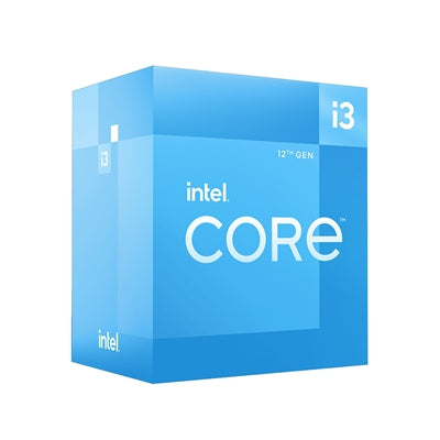 Intel Core i3-12100 Processor - 4 Core 8 Thread, 4.3GHz Turbo, LGA1700 Intel Core i3-12100 Processor - 4 Core 8 Thread, 4.3GHz Turbo, LGA1700